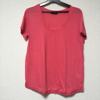 ナイン(NINE)のNINE ナイン ピンク デザインTシャツ(Tシャツ(半袖/袖なし))