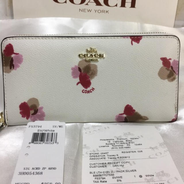 COACH(コーチ)の閉店セール！新品コーチ長財布F53794ラウンドファスナー 早い者勝ち！ レディースのファッション小物(財布)の商品写真