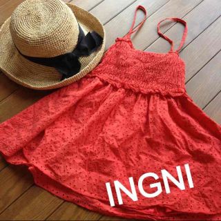 イング(INGNI)のINGNI コットンレーストップス(タンクトップ)