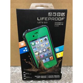 ★未開封★ LIFE PROOF iPhone4/4S 専用ケース グリーン(iPhoneケース)