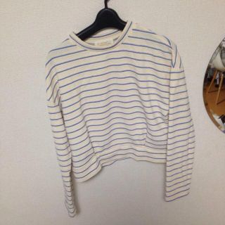 ダブルクローゼット(w closet)の今期wclosetボーダートップス(カットソー(長袖/七分))