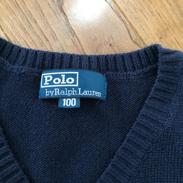 POLO RALPH LAUREN(ポロラルフローレン)のラルフローレン  ウールセーター100cm キッズ/ベビー/マタニティのベビー服(~85cm)(ニット/セーター)の商品写真