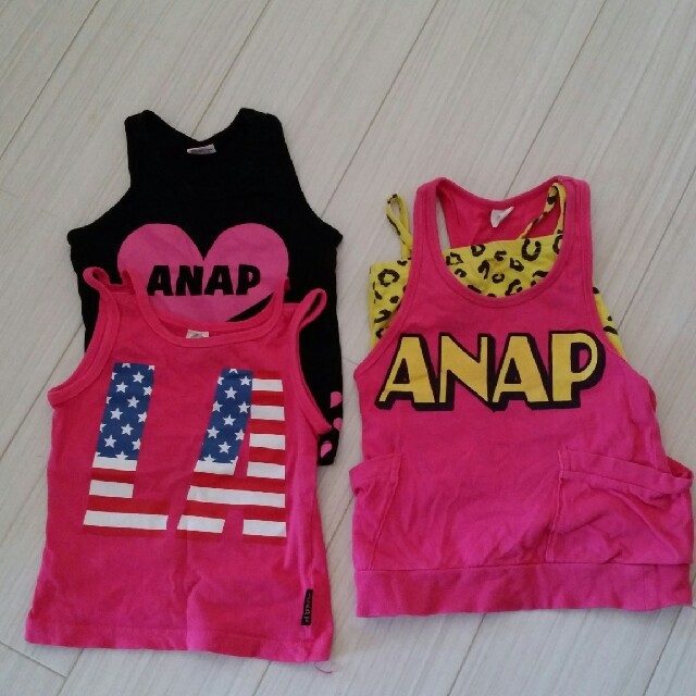 ANAP Kids(アナップキッズ)のRisan専用取置中 ANAP キッズ/ベビー/マタニティのキッズ服女の子用(90cm~)(Tシャツ/カットソー)の商品写真