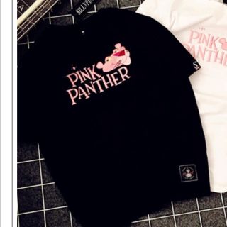 ミックスエックスミックス(mixxmix)のピンクパンサー（黒）専用(Tシャツ(半袖/袖なし))