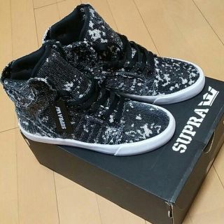 スープラ(SUPRA)のSALE！L.Aセレクト購入！SUPRA スパンコールスニーカー(スニーカー)