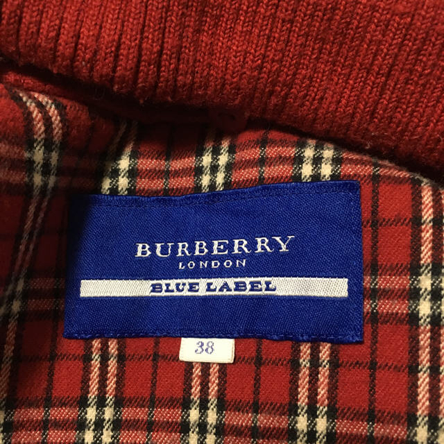 BURBERRY BLUE LABEL(バーバリーブルーレーベル)のバーバリーブルーレーベル ライダースジャケット風コート レディースのジャケット/アウター(ライダースジャケット)の商品写真