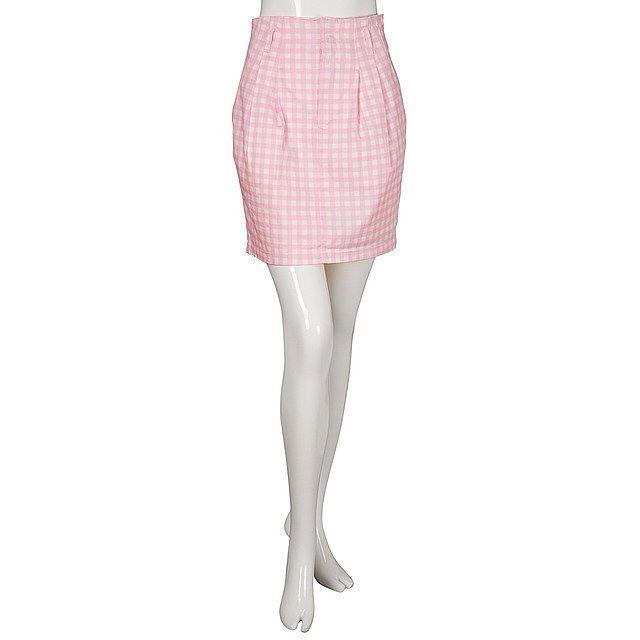 GU(ジーユー)のギンガムチェック タイトスカート レディースのスカート(ミニスカート)の商品写真