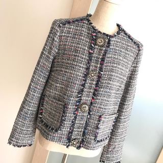 ザラ(ZARA)のザラ♡ ツイード  ジャケット♡ 未使用！(ノーカラージャケット)