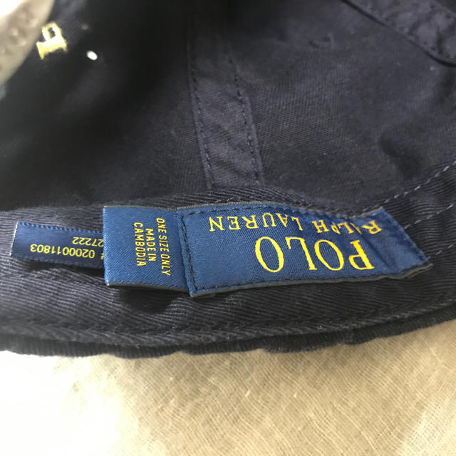 POLO RALPH LAUREN(ポロラルフローレン)のラルフローレン✳︎コットンキャップ✳︎ネイビー レディースの帽子(キャップ)の商品写真