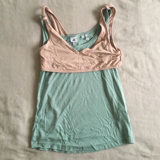 アディダスバイステラマッカートニー(adidas by Stella McCartney)の美品 Stella Mccartney レイヤードタンク(タンクトップ)