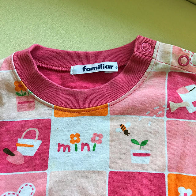 familiar(ファミリア)のファミリア★半袖Tシャツ★90 キッズ/ベビー/マタニティのキッズ服女の子用(90cm~)(Tシャツ/カットソー)の商品写真