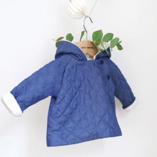 プチバトー(PETIT BATEAU)の【新品】プチバトー★キルティングアウター 1歳 12m 74cm (ジャケット/コート)