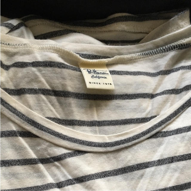 Ron Herman(ロンハーマン)のロンハーマン ロングTシャツ ボーダー ZARA ドゥーズィエムクラス好きな方 レディースのトップス(Tシャツ(長袖/七分))の商品写真