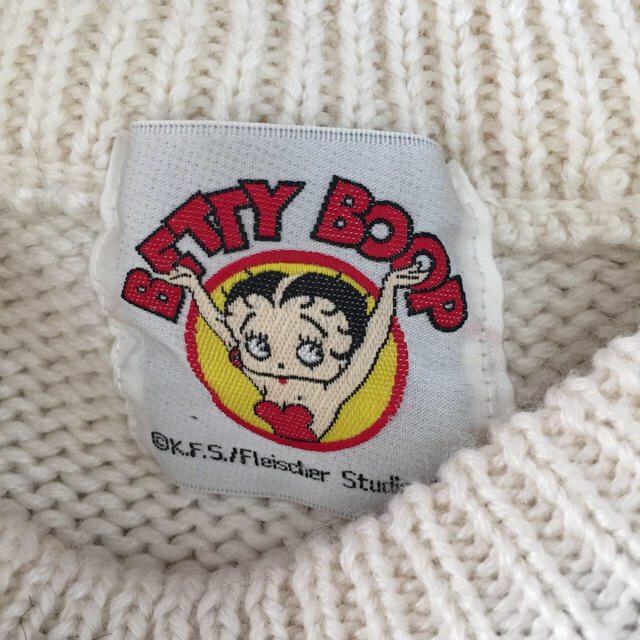 vintage betty boop bigニット レディースのトップス(ニット/セーター)の商品写真