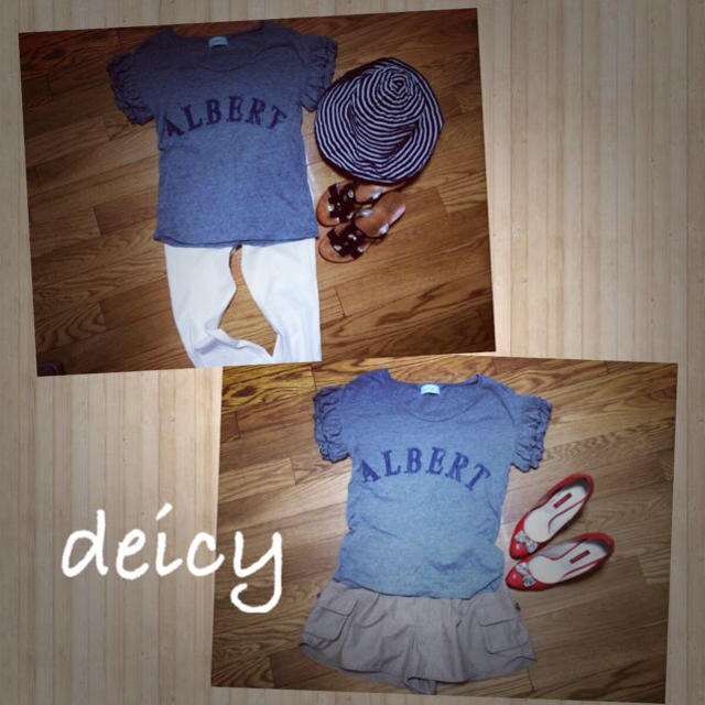 deicy(デイシー)のdeicy♡半そでTシャツ レディースのトップス(Tシャツ(半袖/袖なし))の商品写真