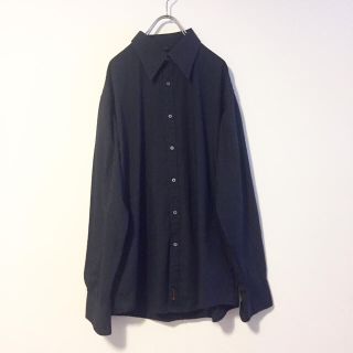 コムデギャルソン(COMME des GARCONS)の【Ben Sherman】black long sleeve shirt L(シャツ)