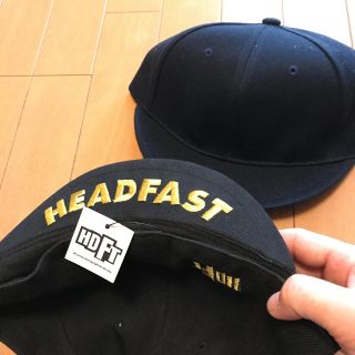 HDFT HEADFASTのキャップ 黒色Mサイズ(キャップ)