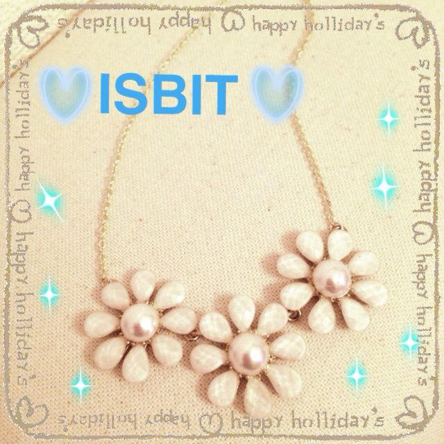 ISBIT(アイズビット)のISBITビジューフラワーネックレス レディースのアクセサリー(ネックレス)の商品写真