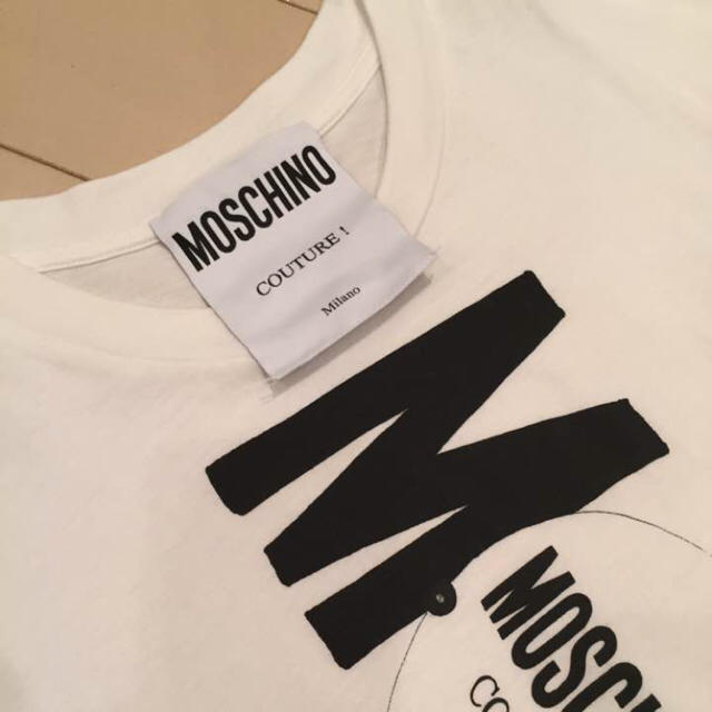 MOSCHINO(モスキーノ)の38様専用 MOSCHINO(モスキーノ)  ロゴTシャツ レディースのトップス(Tシャツ(半袖/袖なし))の商品写真