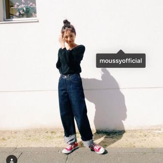 マウジー(moussy)のmoussy WIDE LEG DENIM(デニム/ジーンズ)