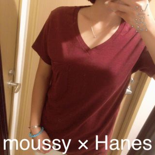 マウジー(moussy)のSALE‼︎ 送料込 moussy×Hanes(Tシャツ(半袖/袖なし))