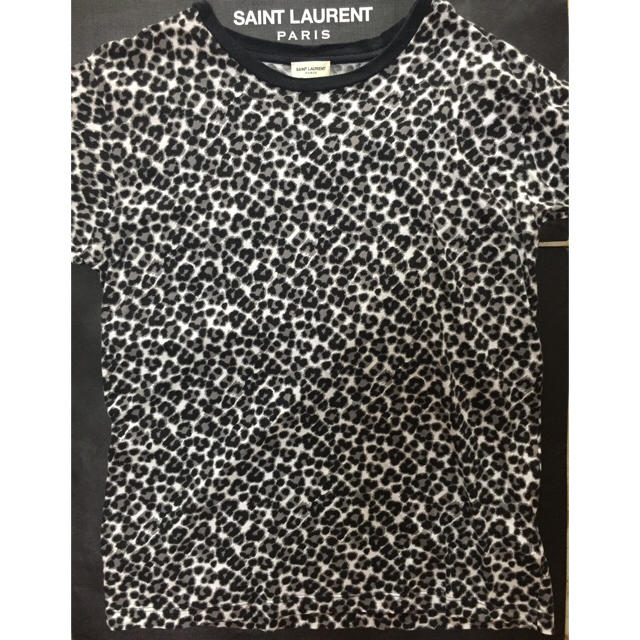 Saint Laurent(サンローラン)のサンローラン レオパードTシャツ 14SS used! メンズのトップス(Tシャツ/カットソー(半袖/袖なし))の商品写真