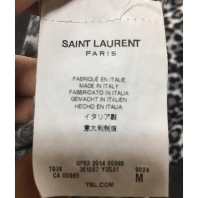 Saint Laurent(サンローラン)のサンローラン レオパードTシャツ 14SS used! メンズのトップス(Tシャツ/カットソー(半袖/袖なし))の商品写真