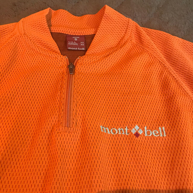 mont bell(モンベル)のモンベル長袖シャツ キッズSサイズ キッズ/ベビー/マタニティのキッズ服男の子用(90cm~)(Tシャツ/カットソー)の商品写真