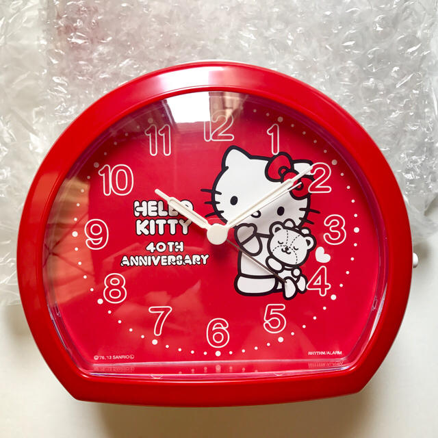ハローキティ(ハローキティ)の【新品】Hello Kitty 目覚まし時計 インテリア/住まい/日用品のインテリア小物(置時計)の商品写真