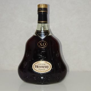 Hennessy X.O 金キャップ グリーンボトル未開封(ブランデー)