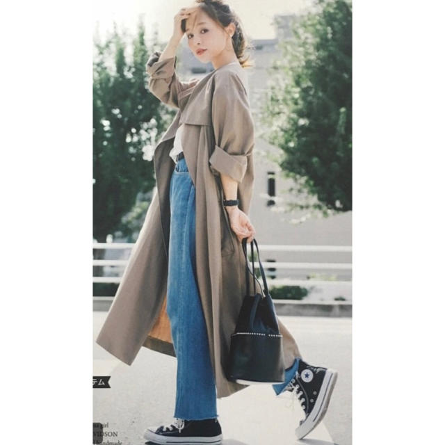 美品☆ aquagirl 15AW ロング トレンチコート アクアガール 美品☆ aquagirl 15AW ロング トレンチコート アクアガール