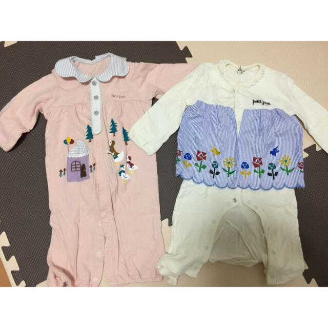 Petit jam(プチジャム)のpetti jam ロンパース2枚set♡ キッズ/ベビー/マタニティのベビー服(~85cm)(ロンパース)の商品写真