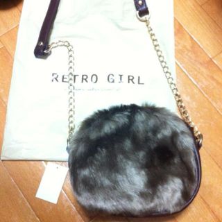 レトロガール(RETRO GIRL)の新品♡ファー バッグ♡109(ショルダーバッグ)