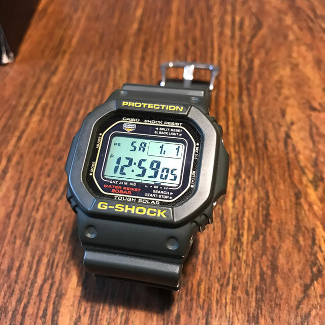 G-SHOCK(ジーショック)のフーテンの寅さん専用G-SHOCK  タフソーラー グリーン メンズの時計(腕時計(デジタル))の商品写真