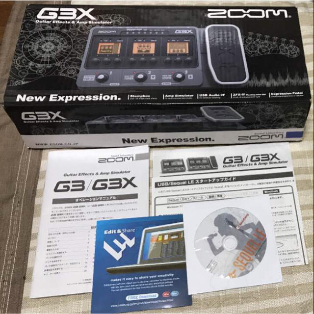 Zoom(ズーム)のZOOM G3X マルチエフェクター 楽器のギター(エフェクター)の商品写真