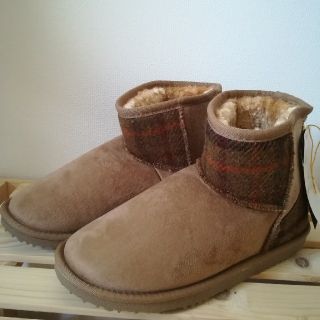 ハリスツイード(Harris Tweed)のハリスツイード　ムートンブーツ☆(ブーツ)