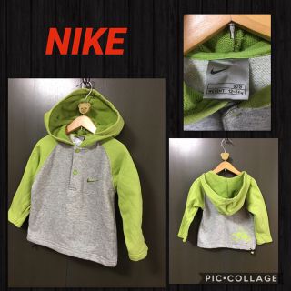 ナイキ(NIKE)のNIKE 長袖トレーナー パーカー 裾アジャスター付 スウェット  ベビー 90(ジャケット/上着)