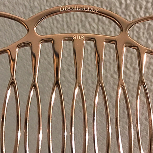 Complex Biz(コンプレックスビズ)のコンプレックスビズ ダブルコード エクセレントコーム ピンクゴールド レディースのヘアアクセサリー(その他)の商品写真