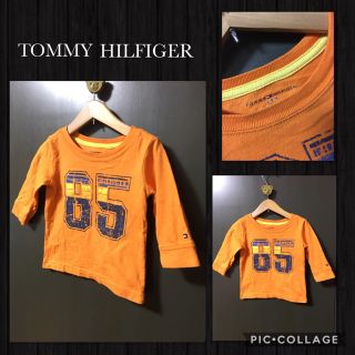 トミーヒルフィガー(TOMMY HILFIGER)のTOMMY HILFIGER 長袖カットソー リブ 刺繍 ベビー 60～90cm(シャツ/カットソー)