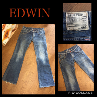 エドウィン(EDWIN)のEDWIN 503 BLUE TRIP ブーツカット メンズM 股下80cm(デニム/ジーンズ)