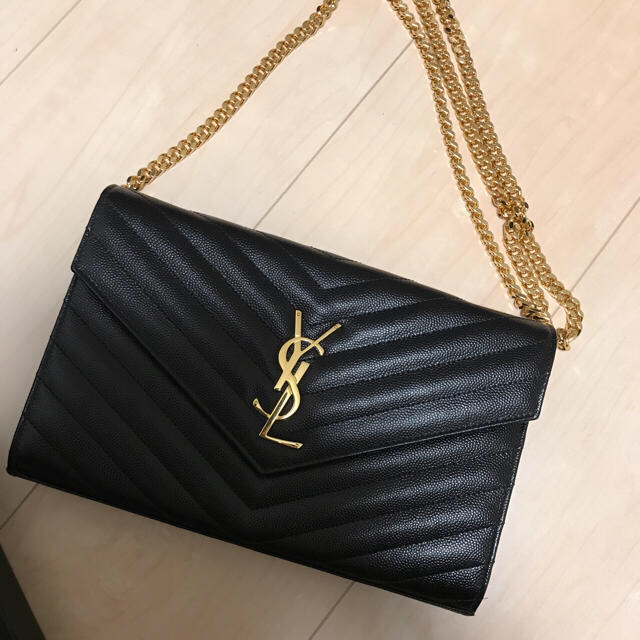 Saint Laurent(サンローラン)のSAINT LAURENT モノグラム チェーンウォレット ksm様取り置き中 レディースのバッグ(ショルダーバッグ)の商品写真