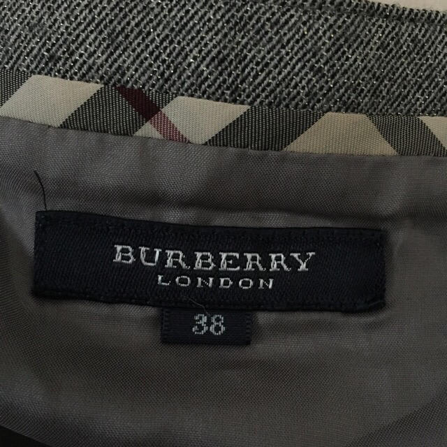 BURBERRY(バーバリー)の三陽商会製！バーバリー ロンドン プリーツスカート 38 レディースのスカート(ひざ丈スカート)の商品写真