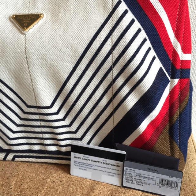 PRADA - Mi様専用 美品レアPRADAカナパトリコロールカラーの通販 by