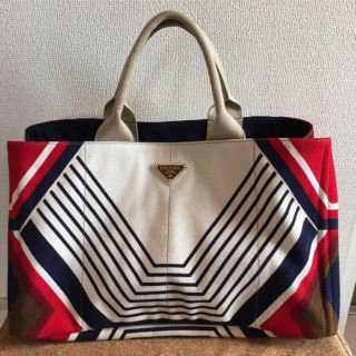 プラダ(PRADA)のMi様専用 美品レアPRADAカナパトリコロールカラー(トートバッグ)