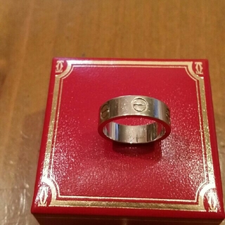 カルティエ(Cartier)のカルティエ　ラブリング　K18WG (リング(指輪))