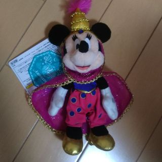 ディズニー(Disney)のミニー ぬいぐるみバッジ(キャラクターグッズ)