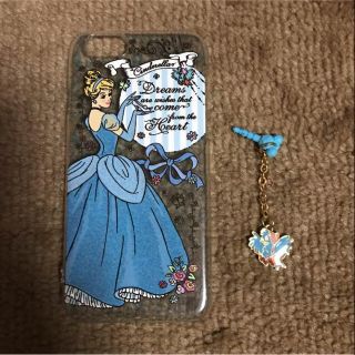 ディズニー(Disney)のDisney シンデレラ iPhone6/6s用 ケース イヤホンジャック付(iPhoneケース)