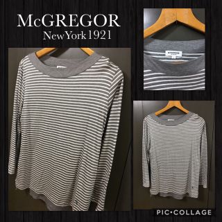 マックレガー(McGREGOR)のセール McGREGOR NEW YORK 七分袖カットソー ストレッチ L(カットソー(長袖/七分))