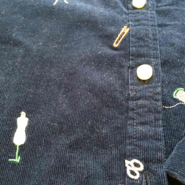 Design Tshirts Store graniph(グラニフ)のぎずも様専用！graphin ポロシャツ丸襟 レディースのトップス(シャツ/ブラウス(長袖/七分))の商品写真