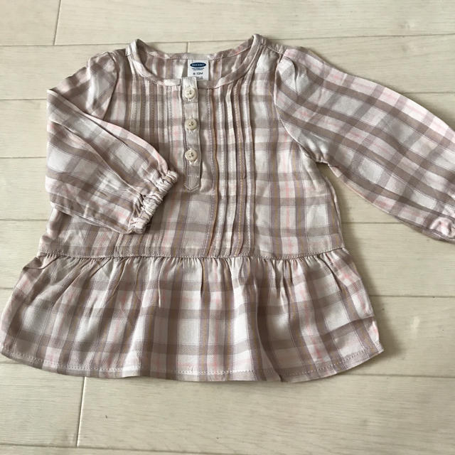 Old Navy(オールドネイビー)の6-12M☆新品！オールドネイビー チュニックワンピ キッズ/ベビー/マタニティのベビー服(~85cm)(ワンピース)の商品写真